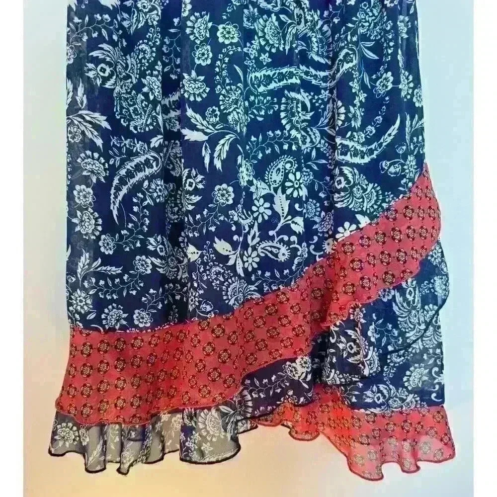Accidentally in Love blue floral dress size M - Picture 3 of 8